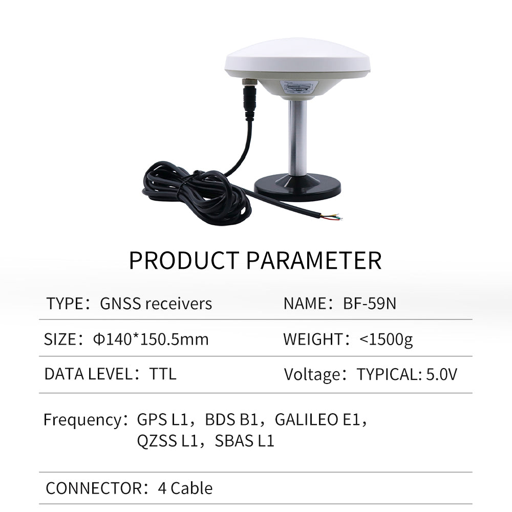 Beitian's new GPS mushroom head receiver GNSS Beidou various serial port built-in module antenna BF-29D Beitian's new GPS mushroom head receiver GNSS Beidou various serial port built-in module antenna BF-29D